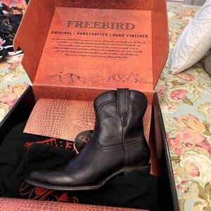 Never Worn Black Boots.  Size 6.